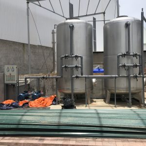 Hệ thống xử lý nước giếng 50m3 cho nhà máy sản xuất ở Bắc Giang